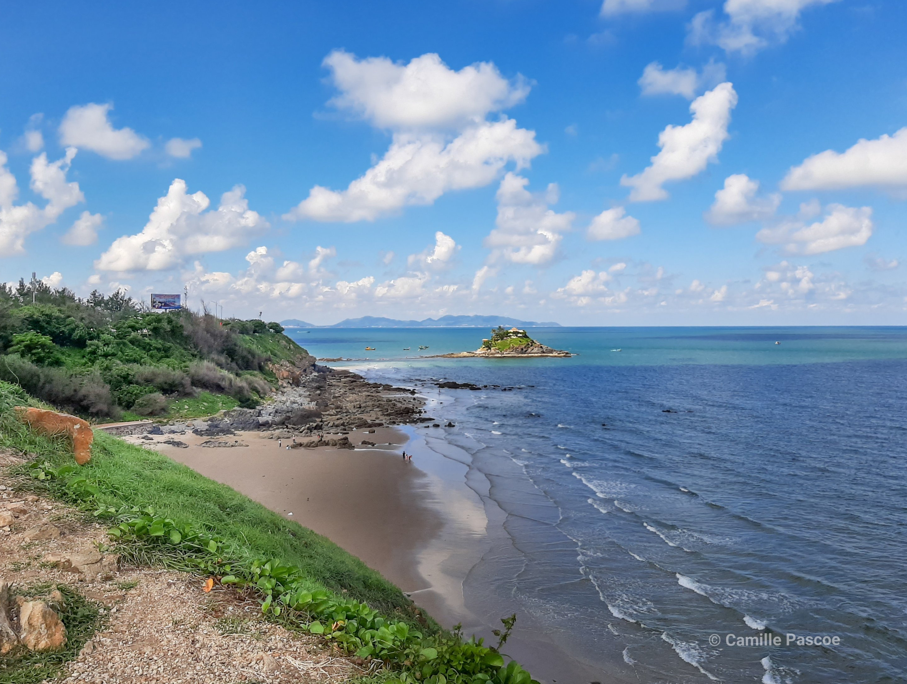View of Hon Ba Island from a nearby lookout point