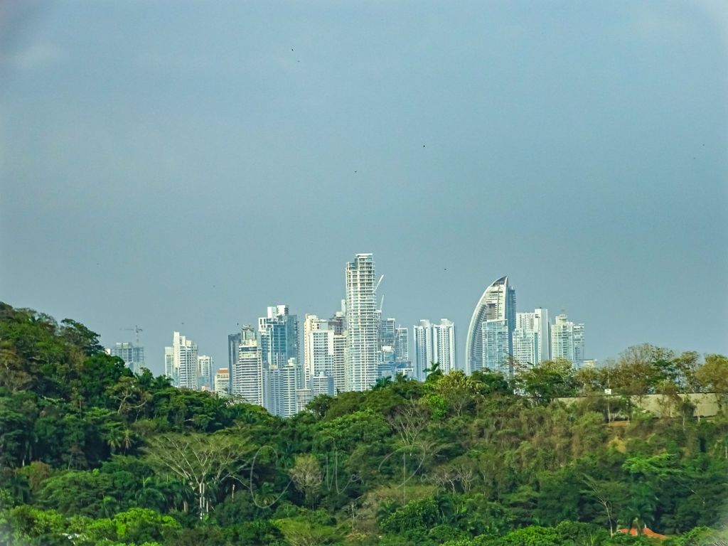 View of Panama City from Gamboa